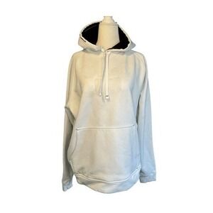 Under Armour Original Performance Fleece‎ Logo Hoodie Sweatshirt White Black S